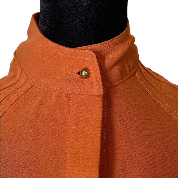 The RAETRUDA Rust Tie Accent Dress - Picture 9 of 14